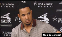 José Abreu, primera base de los Medias Blancas de Chicago.