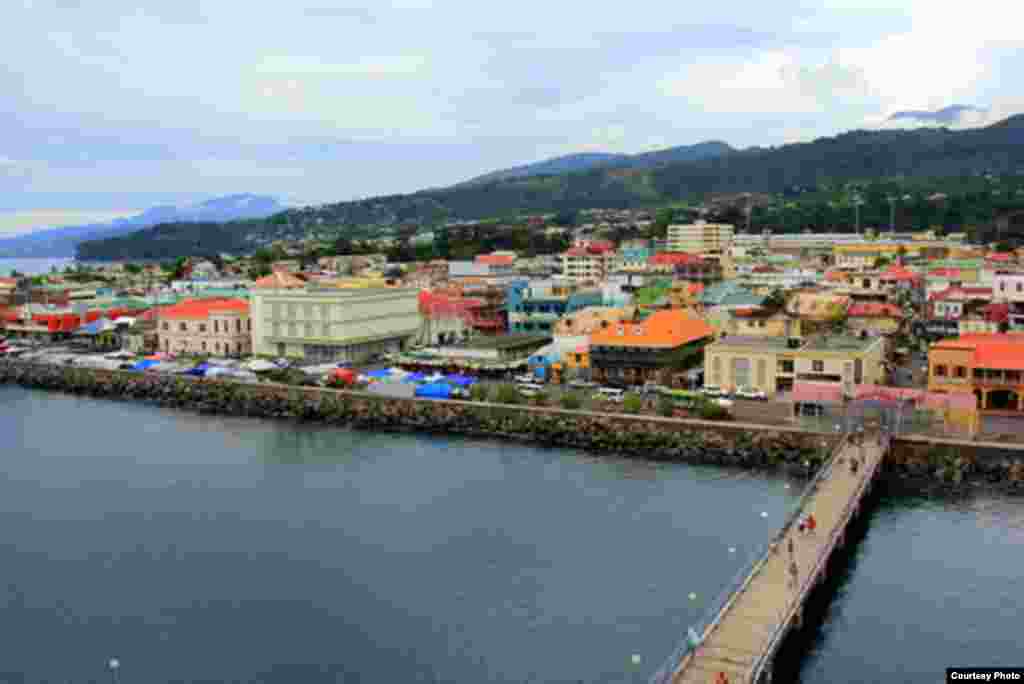 Roseau, la capital de Dominica