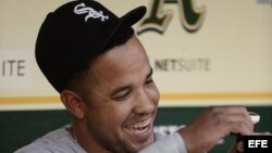 José Abreu, primera base de los Medias Blancas de Chicago.